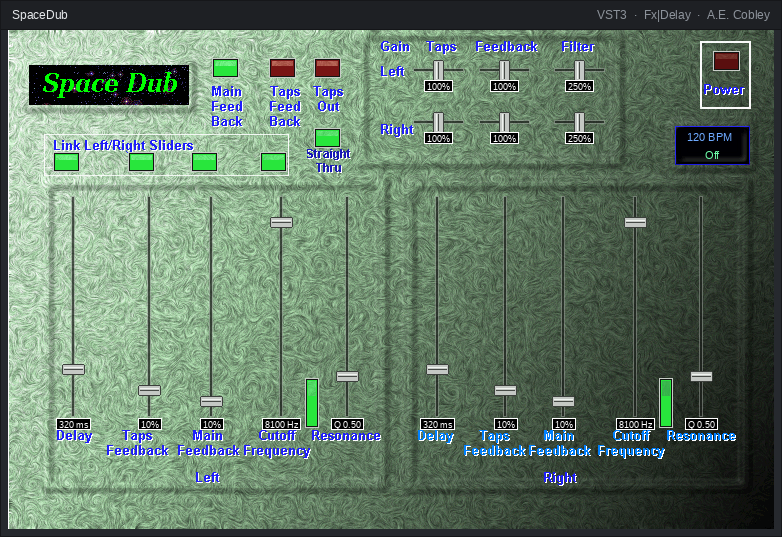 The SpaceDub interface